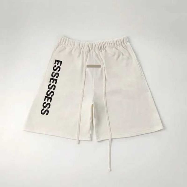 

mens womens designer essentail shorts clothing apparel essen cotton sports fashion short street style tide knee length essent shorts9a5d, White;black