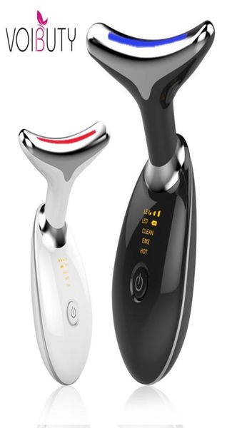 

electric thermal neck lifting and tighten massager facial neck skin wrinkle remover led pon face rejuvenation beauty device for9168372