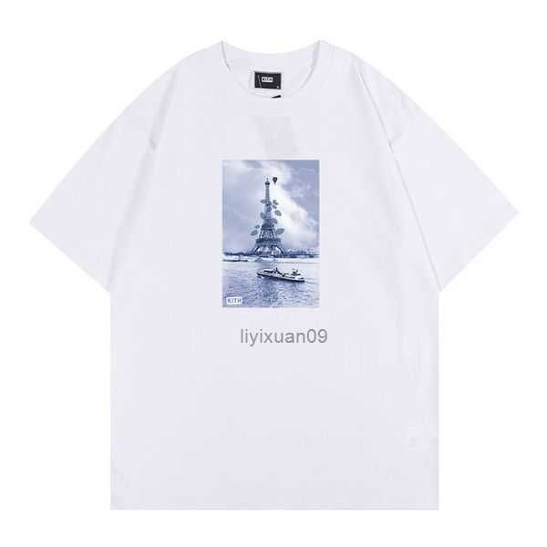

summer designer t shirt kith t-shirt oversized men shirts casual tees us size s-xxl 19 l63r, White;black