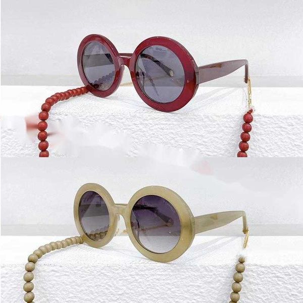 

sunglasses frames designer for women, same style sunglasses, small fragrance, round frame, pearl chain, fashionable women's fashion, hi, Silver