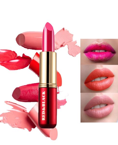 

redblack 38g lipstick matte waterproof velvet lip stick 19 colors red pigments makeup matte lipsticks beauty lips5811894