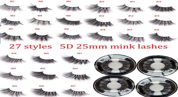 

3d mink eyelashes 5d 25mm lashes dramatic long thick 5d mink lashes handmade 27 styles mink lashes eye makeup maquiagem1390339