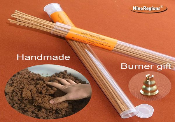 

20g 33pcs highgrade mysore sandalwood incense stick handmade truly pure natural strong and lasting milk fragrance copper burner8057407