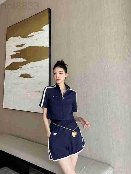 

women's two piece pants designer spicy girls age reducing splice short sleeve t-shirt summer fashion set high waist sports casual short, White