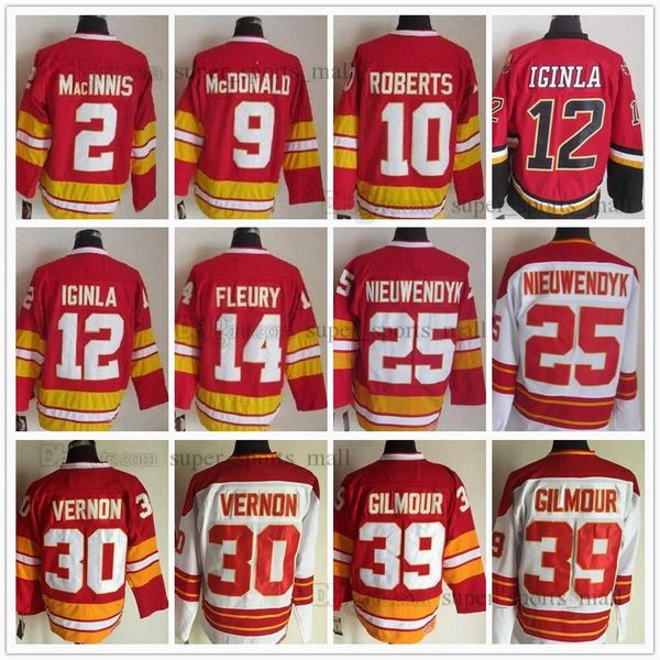 

1972-1999 movie retro ccm hockey jersey 2al macinnis 9lannymcdonald 10garyroberts 12jaromeiginla 14theorenfleury 25nieuwendyk embroidery jer, Black