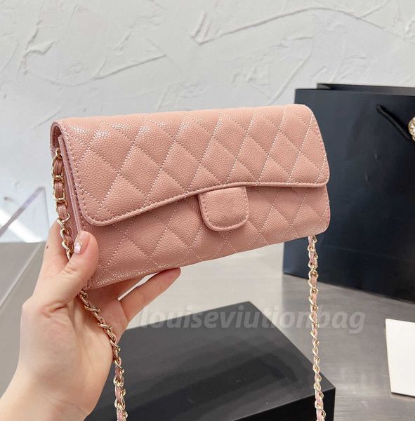 

designer classic plaid flap bag shoulder caviar handbag gold silver chain leather crossbody solid color buckle channel square stripe messeng