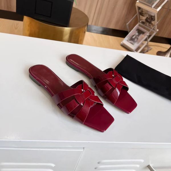 

designer summer slippers slippers beach flip-flops flat heel women's slippers belt buckle soft leather sandals, Black