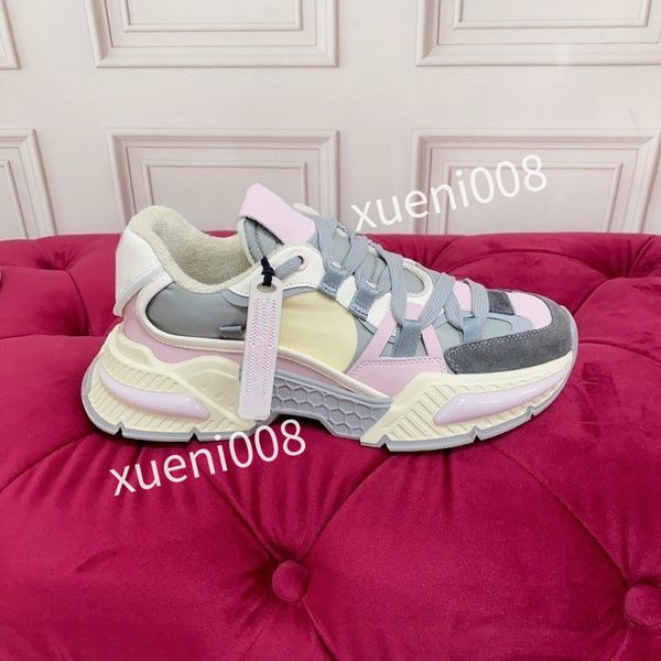 

women classics casual shoes designer womens leather lace-up sneaker fashion running trainers letters woman shoes flat printed gym sneakers20, Red;white