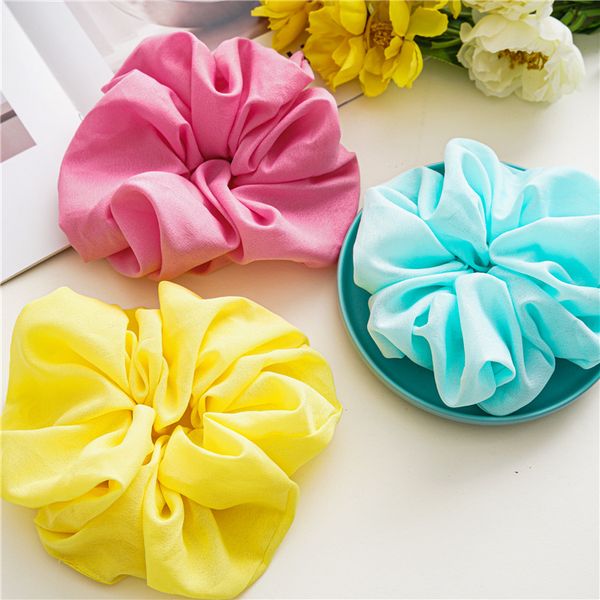 

fashion blogger designer jewelry new solid high elasticity hair loop women's simple headband rubber band large intestine hair loop whol, Golden;silver