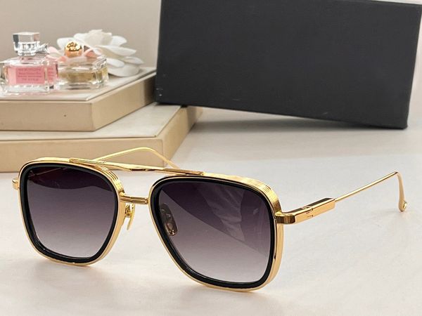 

fashion luxury designer mens sunglasses plate metal combination square shape glasses outdoor simple trendy style anti-ultraviolet protection, White;black