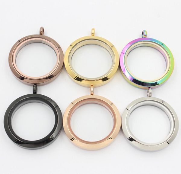 

panpan jewelry 30mm floating locket pendant 316l stainless steel glass floating locket charms factory 4646058, Silver