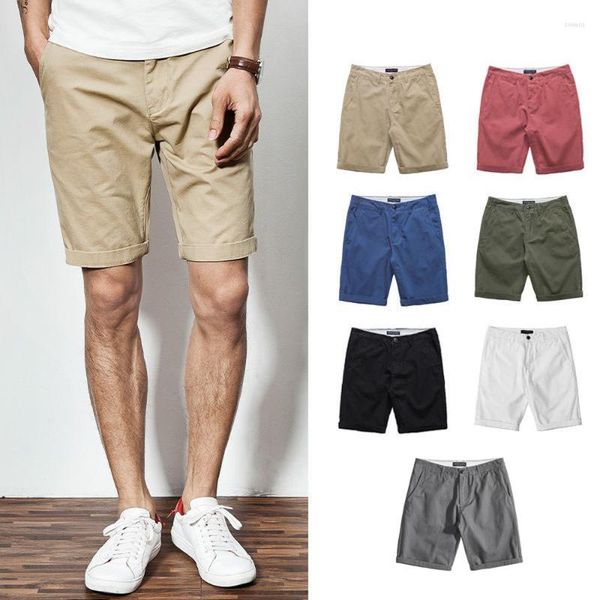 

men's shorts 2023 for men knee length casual streetwear lightweight thin breathe cool pants summer solid color, White;black