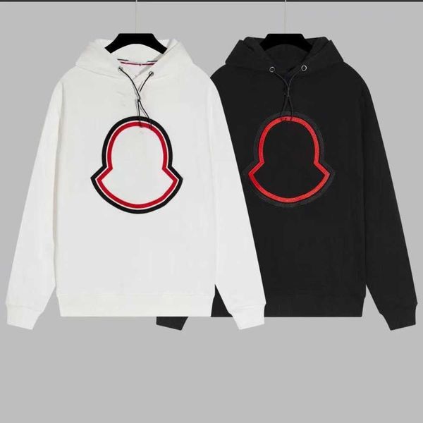 

designer autumn mens hoodies crewneck thick hooded print hoody pullover long sleeve casual woman men loose fashion style  down, Black