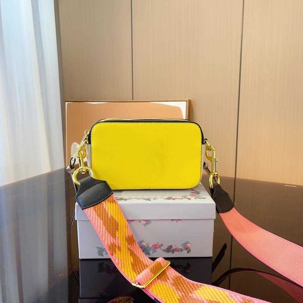 

new arrival multicolor letter camera bag marc crossbody snapsshoulder bags womens designer bag leather luxurys handbags fashion women bags f