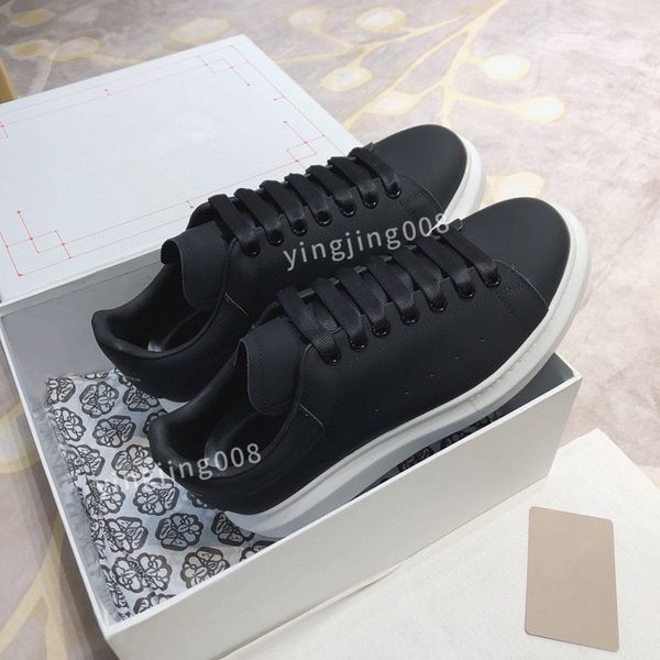 

2023mens summmer quality classics brand fashion casual shoes womancanvas shoes leather black sole sneakers