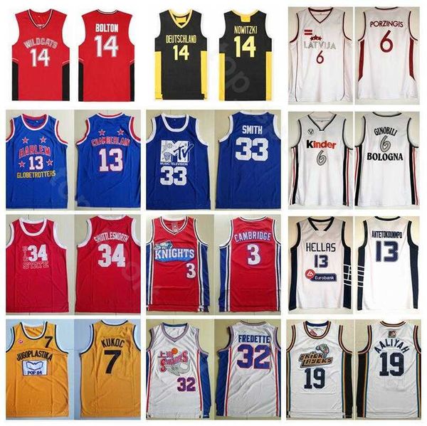 

movie deutschland 14 dirk nowitzki jersey men wildcats high school 14 troy bolton basketball 6 manu ginobili latvija 6 kristaps porzingis, Black;red