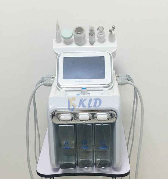 

high power dead skin removal oxygen jet beauty device facial cleaning aqua peeling machine h2o2 ultrasonic cold hammer diamond der4605396, Black;white