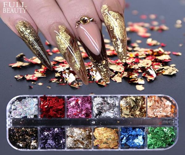 

hugmee nail glitter glitter sequins popular platinum shredded paper jin cong nail ornaments nail art decoration diy for salon m0023825313, Silver;gold