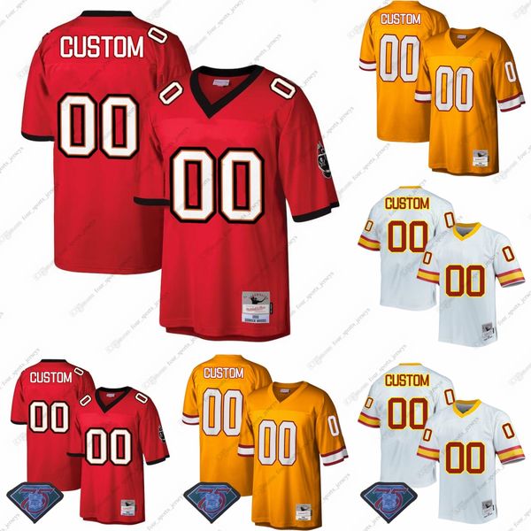 

custom ncaa 75th vintage football jerseys retro derrick brooks lee roy selmon warren sapp mike alstott mike evans ronde barber john lynch ha, Black;red