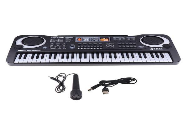 

61 keys digital music electronic keyboard key board electric piano children kids gift school teaching music kit2509156