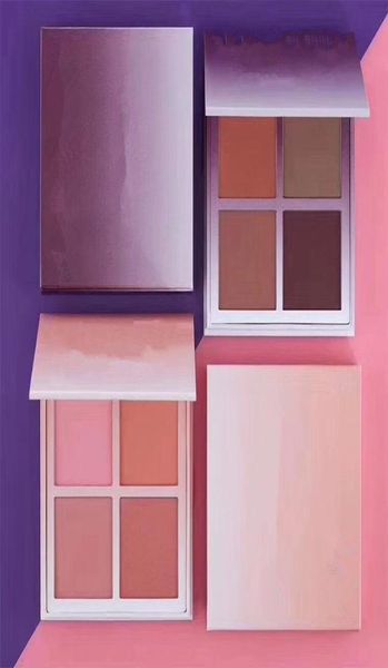 

new makeup paletteblush 4 colors palette 2 style highlighter blush kit dhl christmas gift9386765