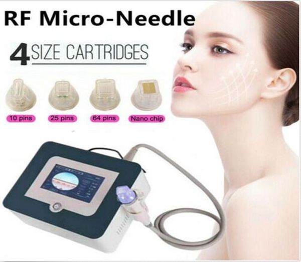 

portable design 4 tips fractional rf microneedle machine facial and body gold micro needle acne scar stretch mark removal treatmen5158225