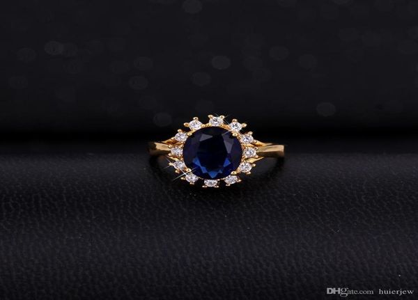 

wedding rings woman engagement zirconia statement party brand crystal jewelry for women white gold gemstone rings6127652, Golden;silver