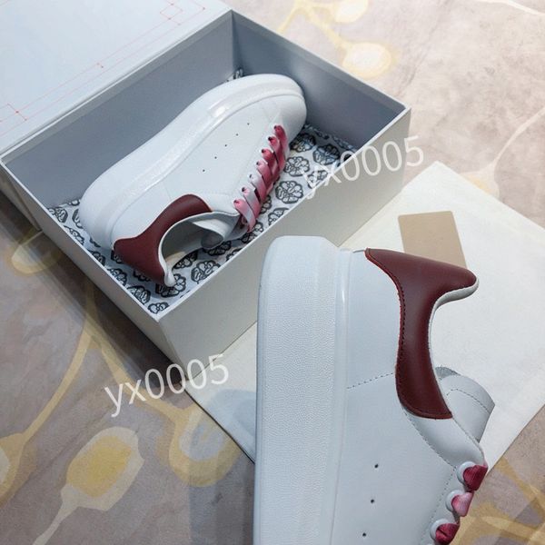 

new mens womens brand designer quality flat sneaker casual shoes leather white letter overlays fashion platform sneakers, Black