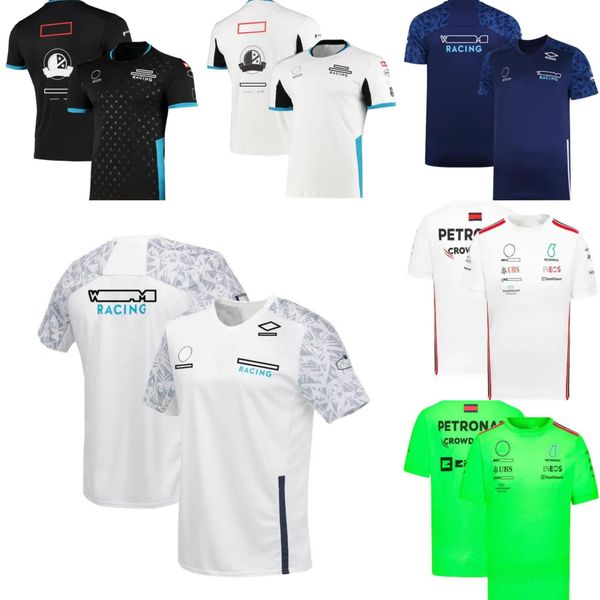 

new f1 racing short-sleeved t-shirt summer team polo shirt the same style custom