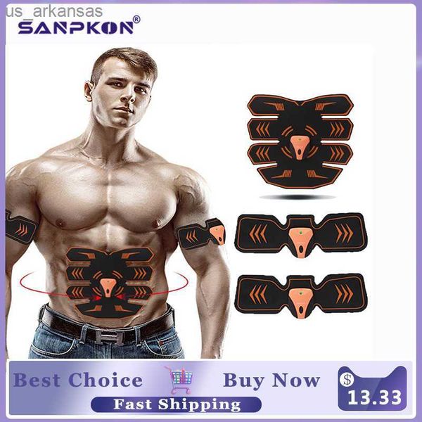 

abdominal muscle training machine charging smart portable remote control body massage wireless fitness equipment ems l230523