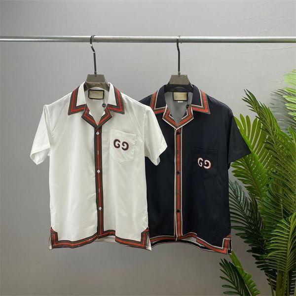 

23 designer shirt mens hawaii floral casual shirts button up shirts print shirt men short sleeve dress t-shirt -3xl, White;black