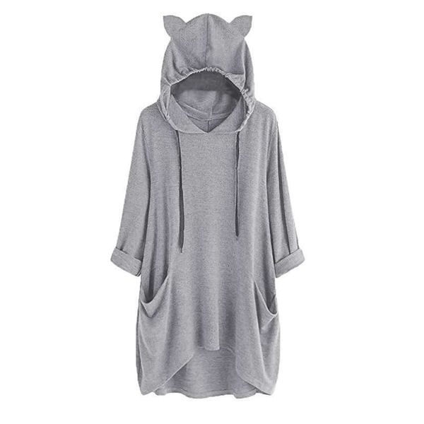 

plus latest long size hoodie for women printing accept oversize, Black