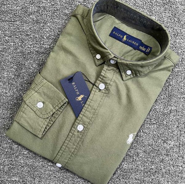 

little horse mens shirt polo polos long sleeve business autumn leisure men casual loose tidal current38ess, White;black