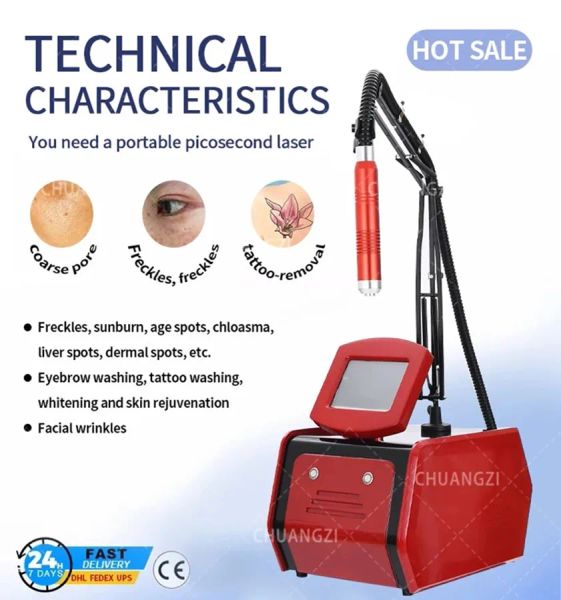 

new laser machine 532 755 1064 1320nm 4 wavelength laser hair removal and nd yag beauty machine, Black