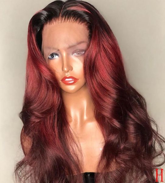 

selling 99j ombre preplucked 360 lace frontal human hair wigs with baby hair u part burgundy body wave brazilian red full lace4615766, Black