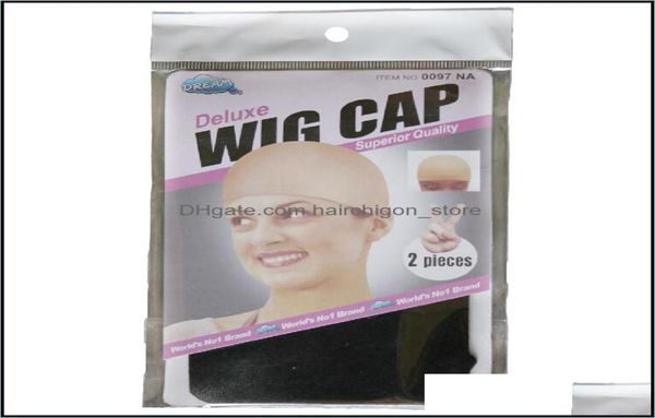 

wig caps hair accessories tools products 12 pcs6packs deluxe stocking liner cap snood polyester stretch mesh weaving for wearing5124444, Black;brown