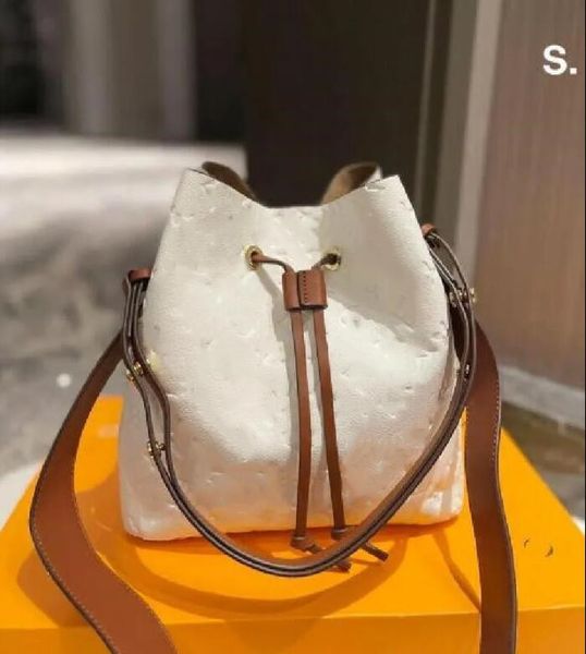 

neonoe medium bag designer shoulder bags bucket handbags crossbody drawstring bag m44020 fashion shopping handbag no box 10a quality with du