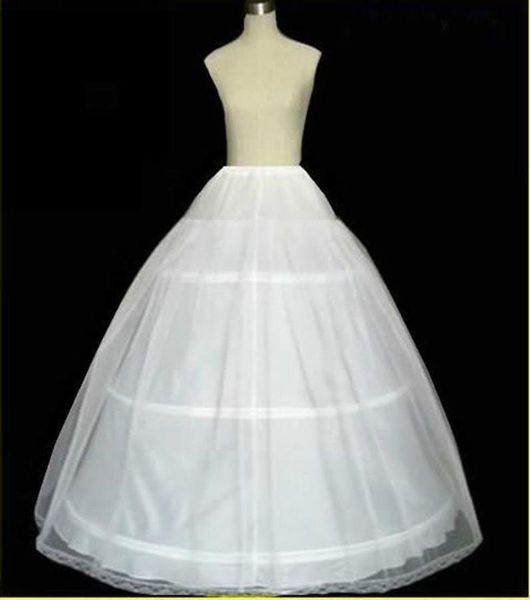 

whole wedding dress petticoat slip adjustable waist size two layers three hoops bridal underskirtg crinolines wedding accessor2732910, White