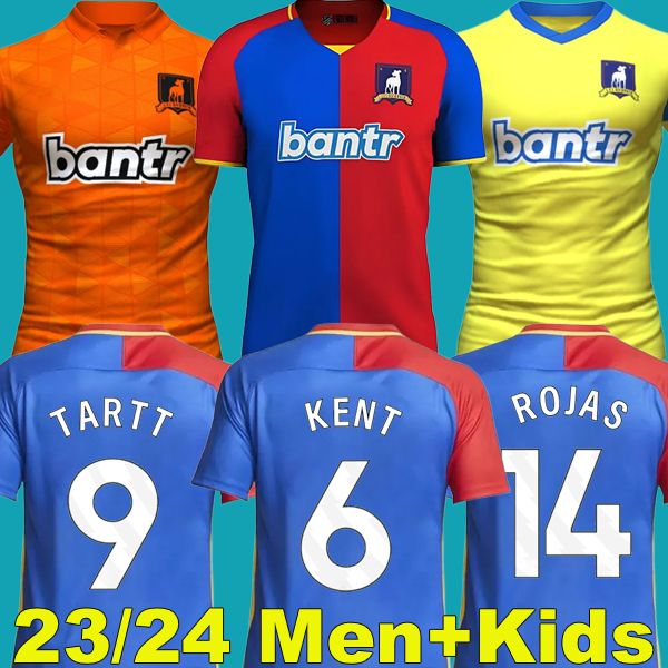 

2023 2024 afc richmond soccer jerseys 23 24 ted lasso season home away third training man football shirs orange blue red yellow kent tartt r, Black;yellow