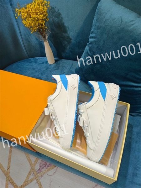 

2023 luxury fashion quality women genuine leather platform shoes womens outdoor mens designer casual trainers sneakers, Black