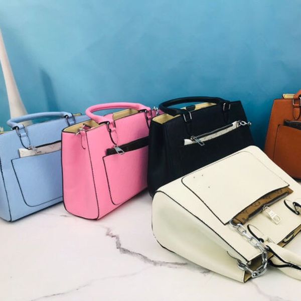 

brand 23ss day packs women's handbag trend fashion one shoulder oblique cross flap women's bag leather bag more colors 8509#