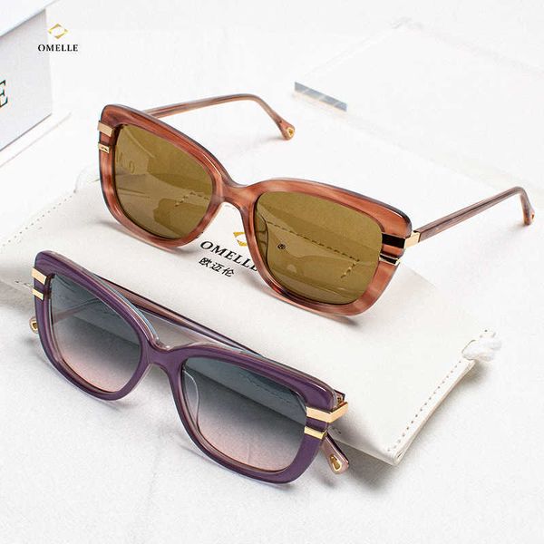 

thick acetate sunglasses fashion stripe design eyewear customized shades, White;black