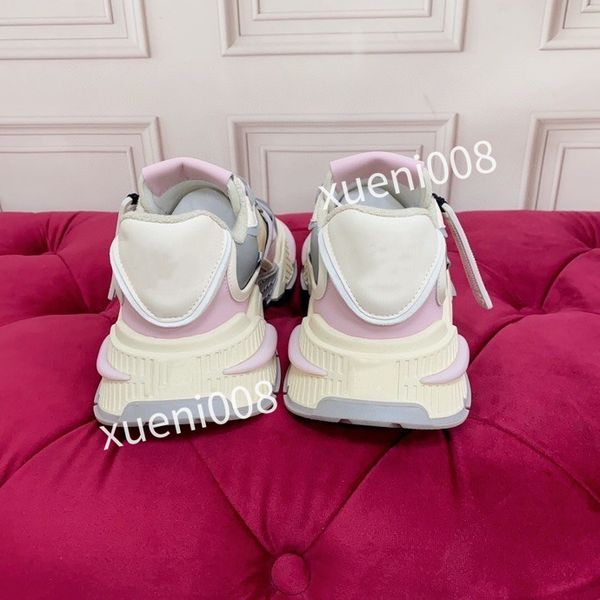 

womens classics casual shoes designer womens leather lace-up sneaker fashion running trainers letters woman shoes flat printed gym sneakers, Red;white