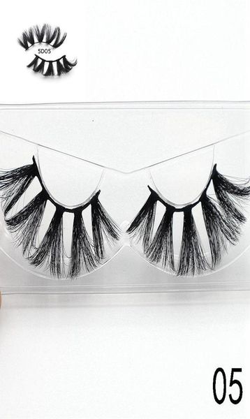 

false eyelashes 5d 18mm22mm 100 handmade long thick fluffy messy dramatic volume wispy reusable beauty make up tools3163689