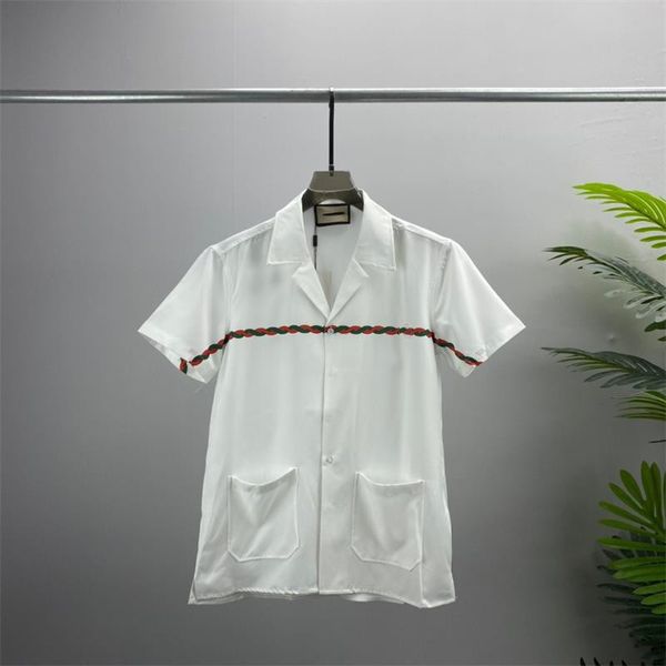 

mens flower tiger print shirts casual button down short sleeve hawaiian shirt suits summer beach designer dress shirts shorts -3xl, White;black