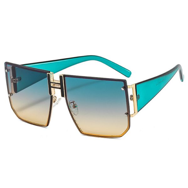 

women sunglasses designer brand men sunglasses new fashion sunglasses large frame metal hollowed out glasses retro modern sunglasses m534, White;black