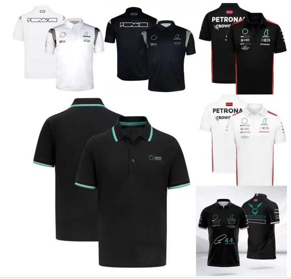 

f1 racing polo shirt summer short-sleeved body shirts of the same style custom