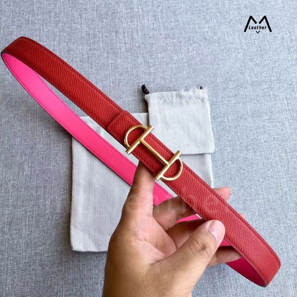 

designer woman belt brand classic letter fashion designer genuine leather red belt 2.4cm gold silver buckle belt fashion business casual bel, Black;brown