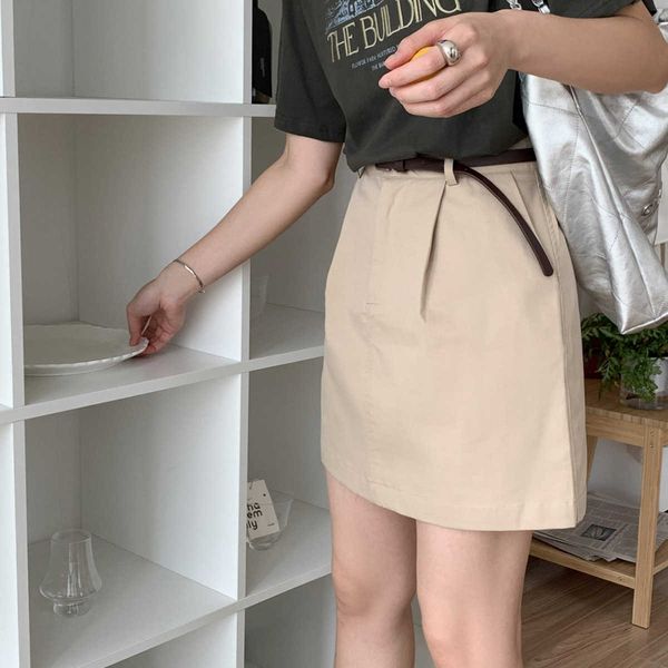 

inbyin length skirt for women's summer slim wearing with high waist short skirt for children's dress skirt, Black