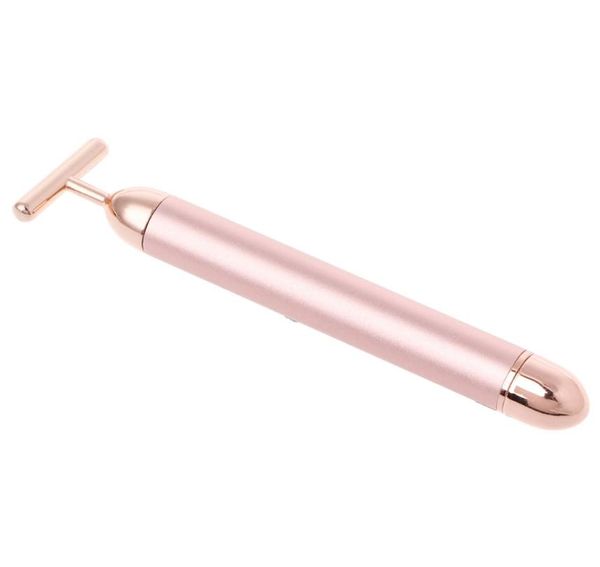 

pink new beauty bar facial roller face skin vibration skincare massager device tool face lift tools fashion8153622